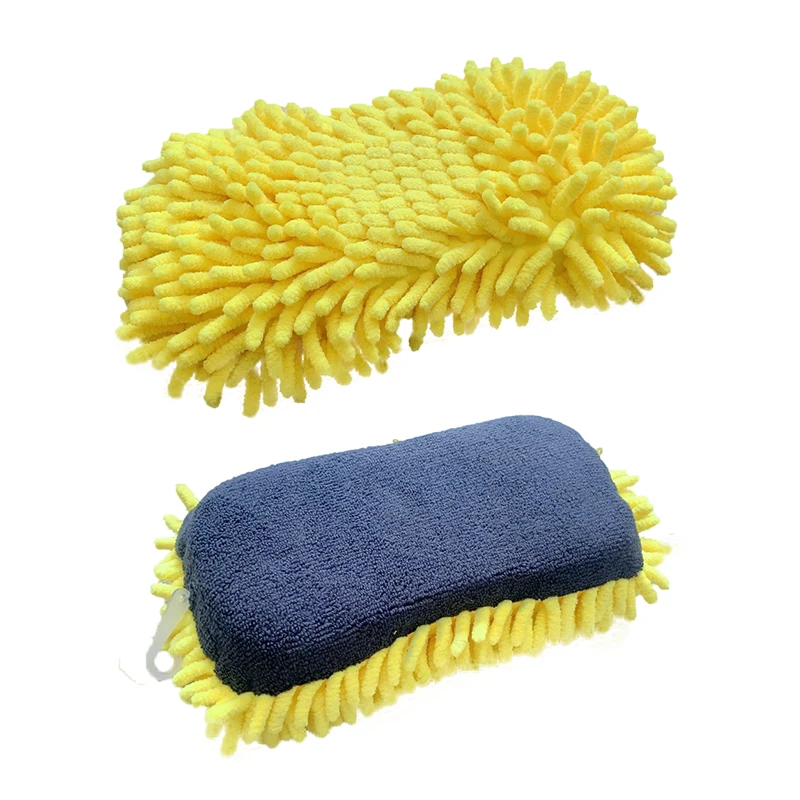 2021 Factory Wholesale OEM TyPe  Microfiber Car Detailing  Cleaning  Wash Sponge  Dressing Applicator With Soft Foam