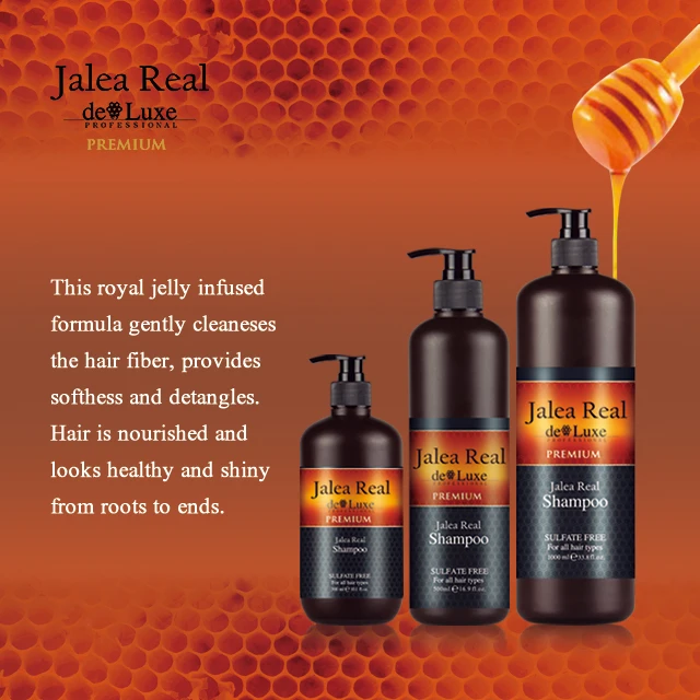 Фирменная торговая марка Jalea Real Deluxe, средства и шампунь для ухода за волосами против зуда и питания