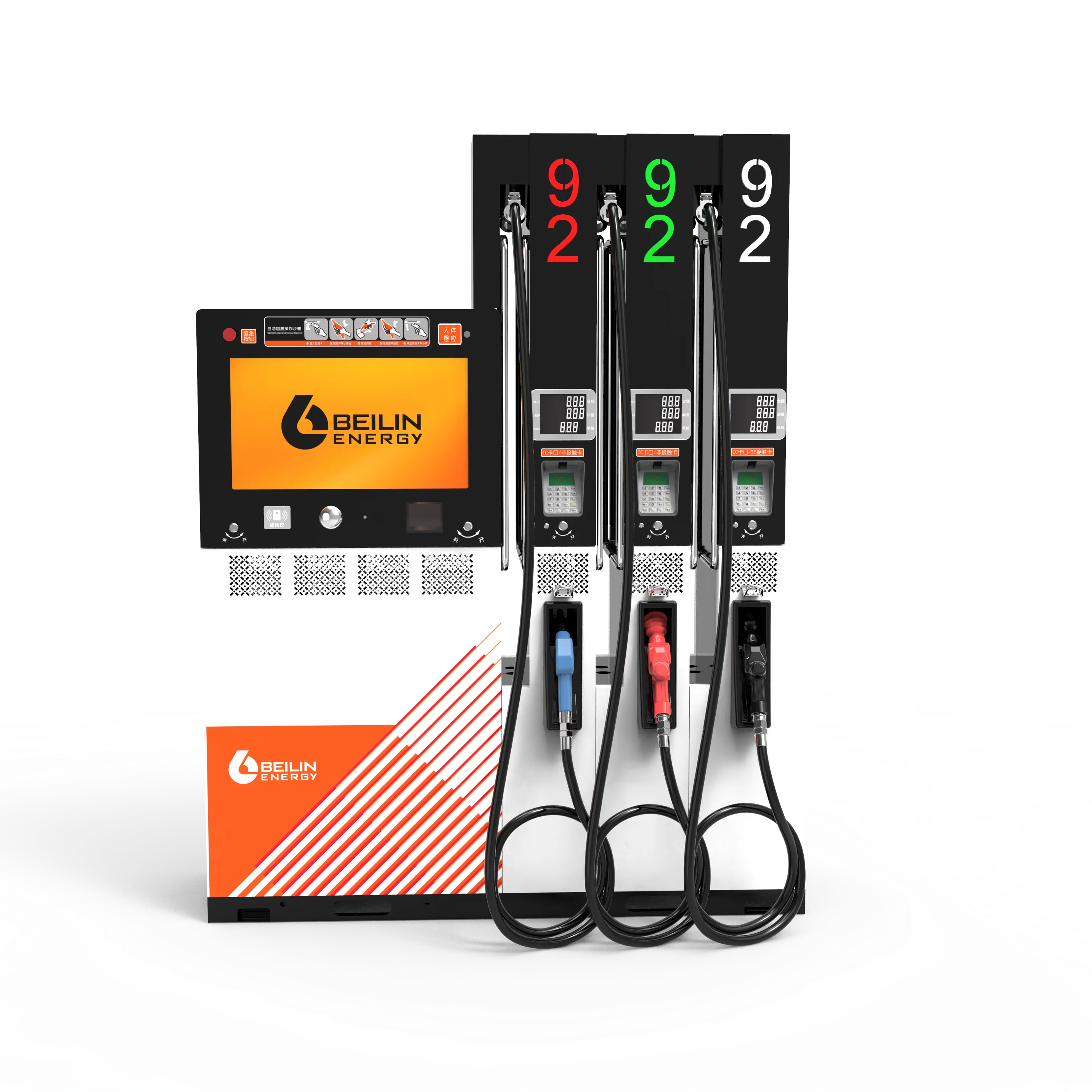Factory Wholesale Custom Gas Station Universal Small 6 Nozzle Gasoline and Diesel Self Service Refueling Machine