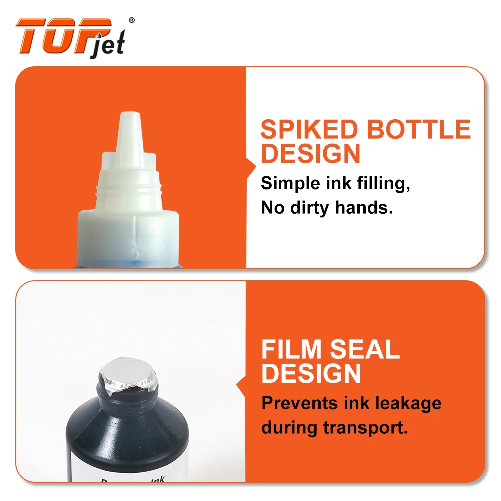 Topjet Refill Ink GI-290 New Compatible Dye Kit for Canon PIXMA G1200 G2200 G3200 Printer 100ml 500ml Volumes