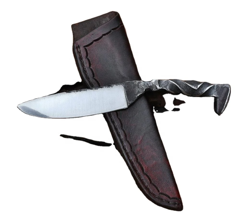 Кованый нож ручной работы