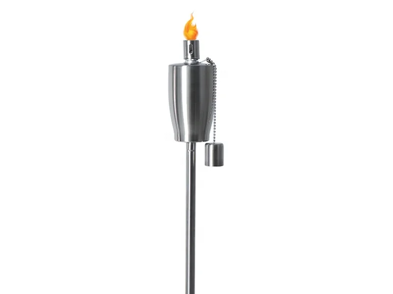 115 CM Garden Stainless steel Tiki Oil torch for Lawn