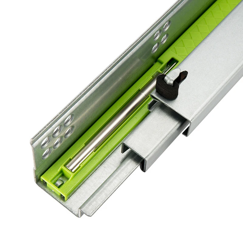 45MM Telescopic Channel Drawer Slides Bottom Mount Ball Bearing Drawer Slide For Cabinet