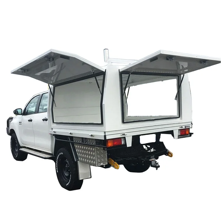single/dual/extra cab aluminum ute tray and canopy with  toolbox for pickup to suit Hilux, Ranger, Dmax, BT50