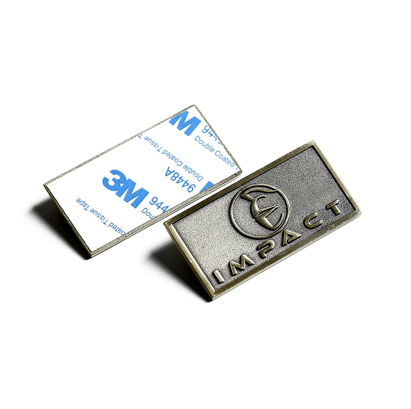 Wholesale Cheap Customized Self-adhesive Metal Logo Plates For Furniture