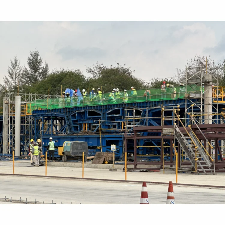 Precast Box Grider Used for highway segmental bridges forms steel concrete box girder formwork Singapore N112 Project
