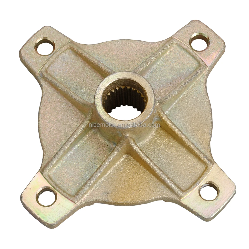 New 24 Tooth Spline 4 Stud Wheel Rear Axle Hub Fit 150cc 200cc Quad Dirt Bike ATV