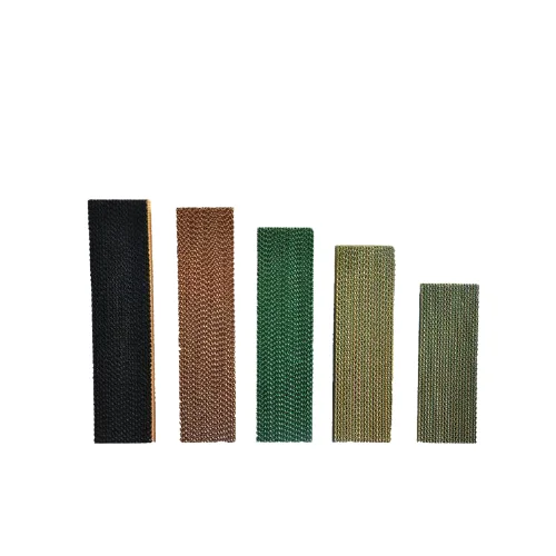 Honey comb cooler pad and exhaust fan  for  greenhouse air cooling system