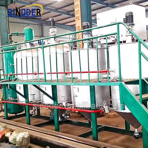 soybean oil refinery plant customized edible oil vegetable oil refinery machine