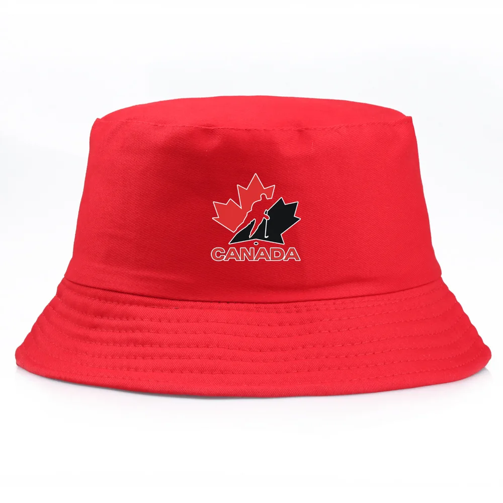 New Product Big Brim Panama Sun Canada Fisher Hat Pink Custom Women Summer 2022 Imprinted Hiking Maple Leaf Bucket Hat