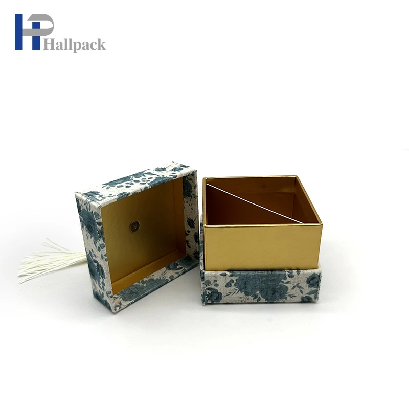 Hot Sale Customized Recycled Cardboard Packaging Box Flannel Paper Boxes for Gift