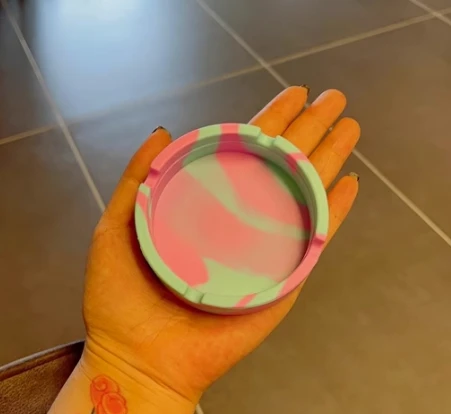 Smoke Shop Accessories Portable Ashtray Pocket Silicone Ashtray