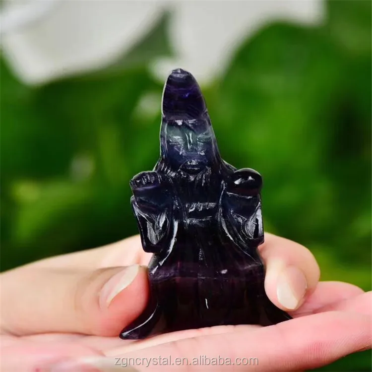 Robin Crystal wholesale semi precious stone carving crystal witch for reiki chakra