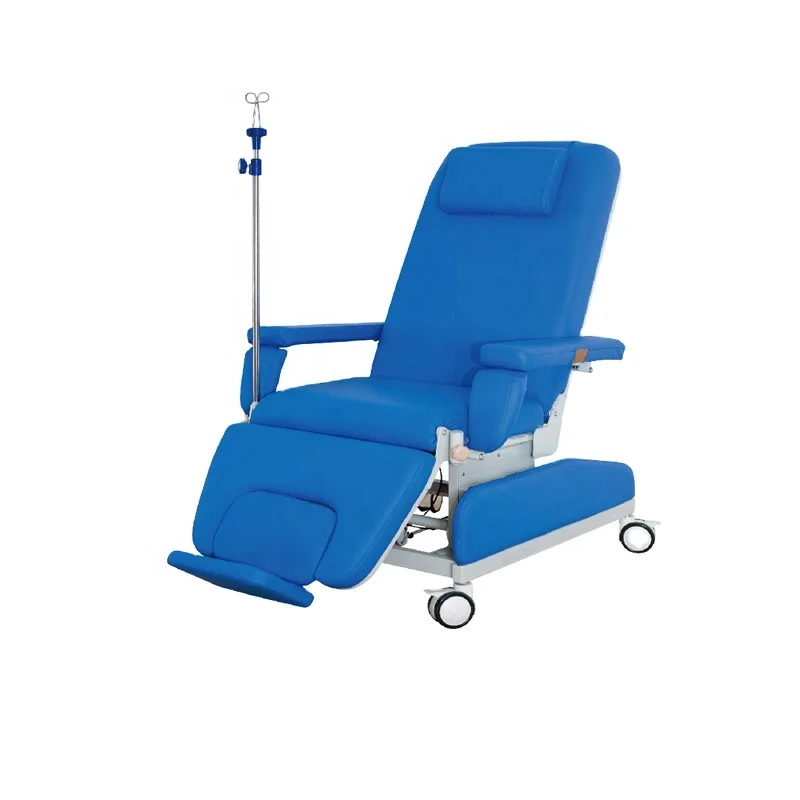 Luxurious medical devices manual transfusion chair medical dialysis chair