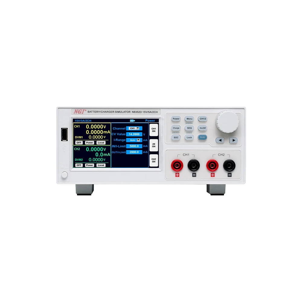 NGI N8352 2-канальный Высокоточный Многофункциональный симулятор батареи для тестирования электрического