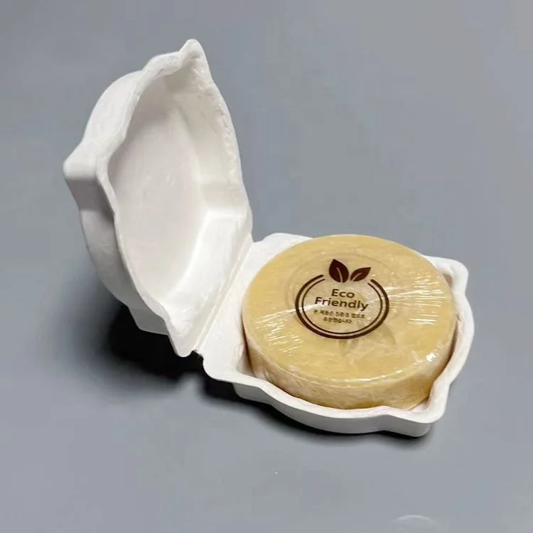 Wholesale Eco friendly Soap, Ornaments ,Watches Cute Packaging Boxes Bagasse Paper Pulp Box Packaging