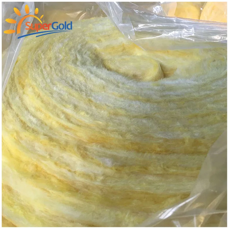 SuperGold building thermal insulation materials fiber glass insulation blanket r value 11 wool glass