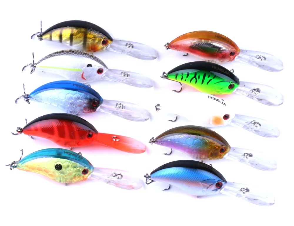 9CM 13G Big Fish Hunt Game Bionic Crankbait Fishing Lure