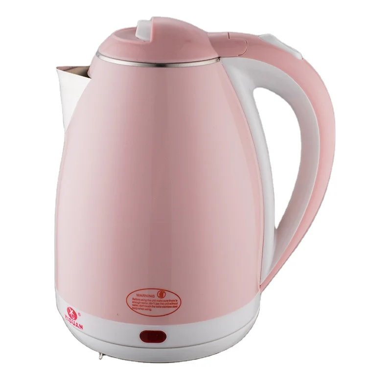 
Hot Sell 2.0L 1500W 220V color plastic shell anti scalding fast electric kettle 