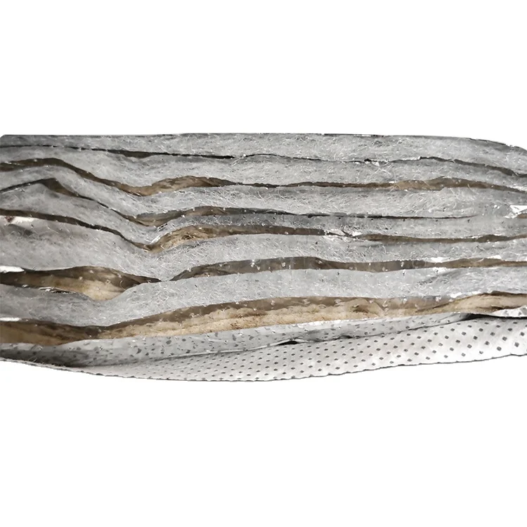 Factory Supply Lightweight Greenhouse Insulation Heating Shield Polyester Wadding Fabric Foil Insulation For Metal Building