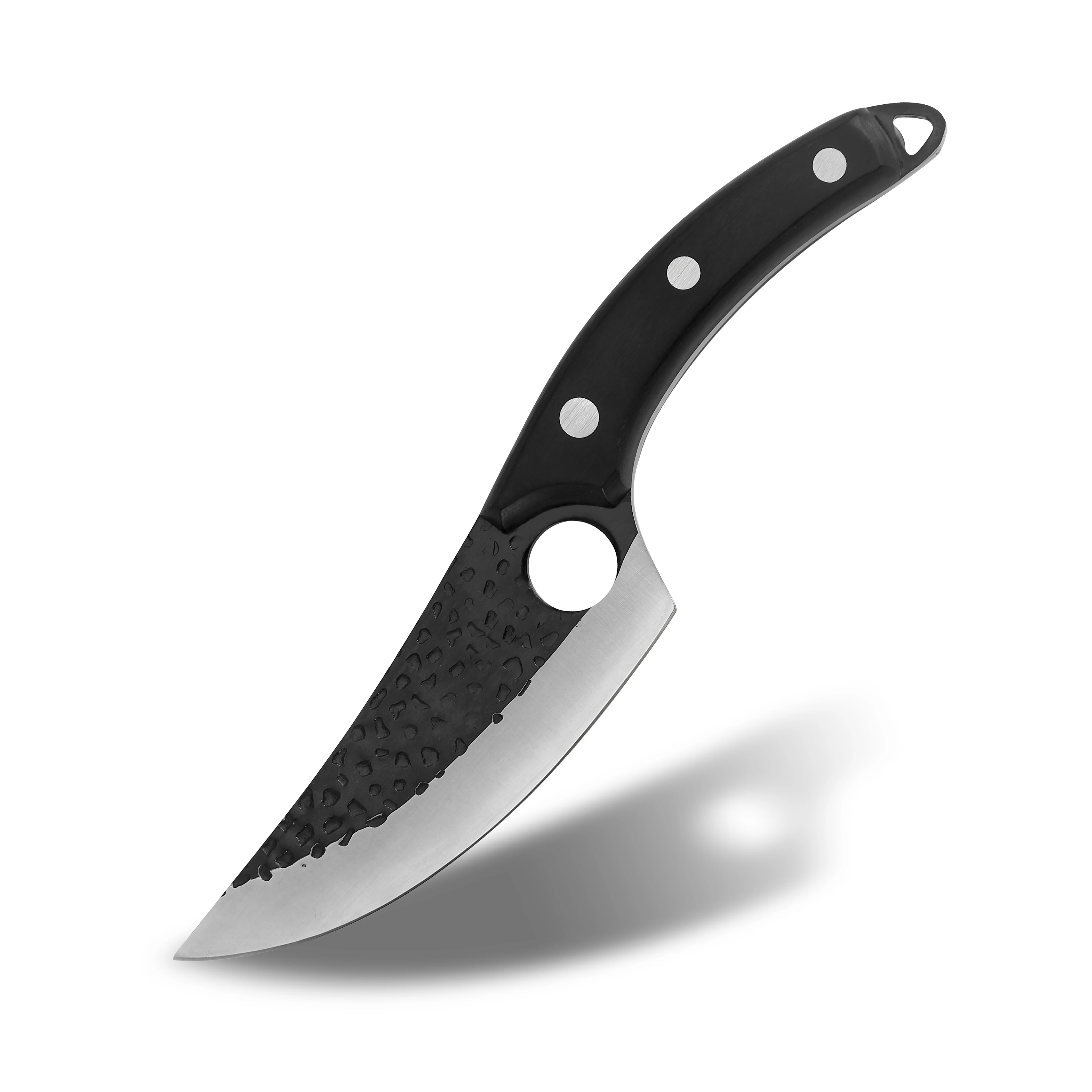 Handmade Forged Steel Full Tang Solid Wooden Handle Chef Cooking Cutting   Kitchen Slaughter Knife