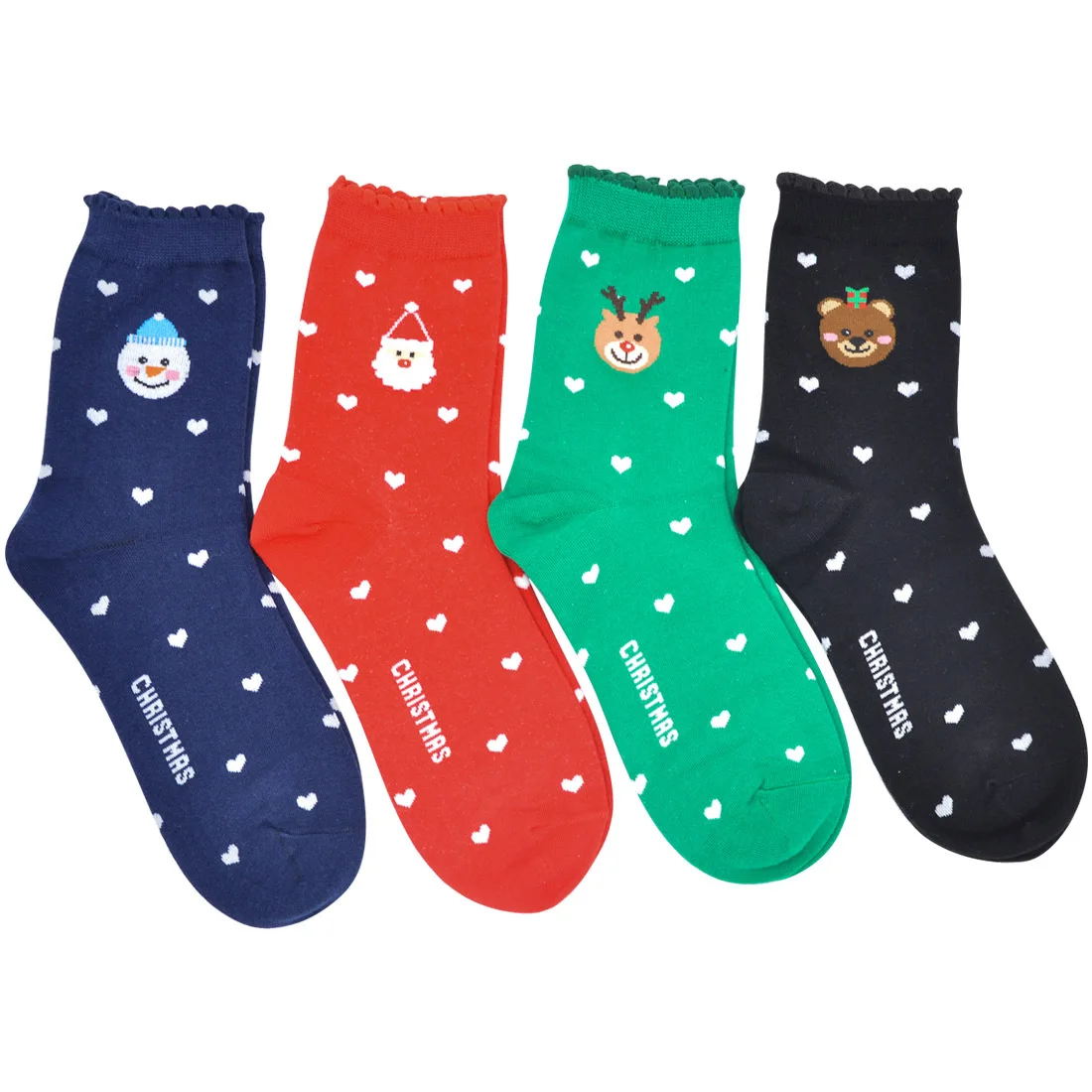Cartoon three-dimensional Santa socks Korean style personalized cotton socks wholesale spot