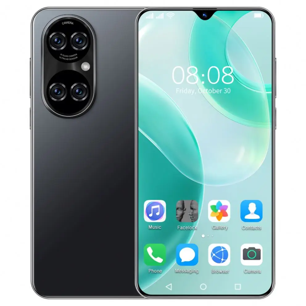 Смартфон P50pro на Android экран 6 7 дюйма 16 ГБ + 512