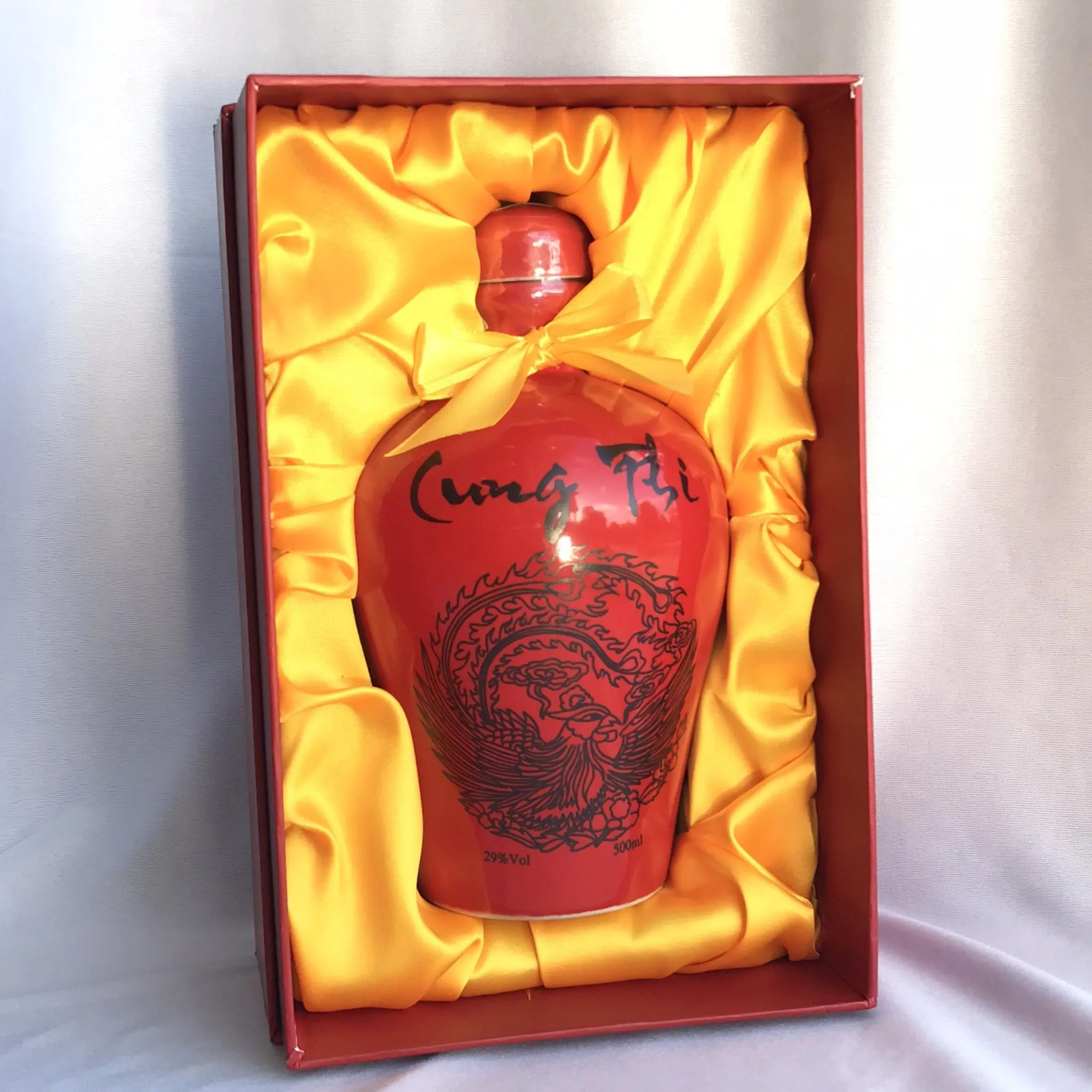 Cung Phi Whisky Bottle With Alcoholic Beverage Grains And Herbs Compound Distilled