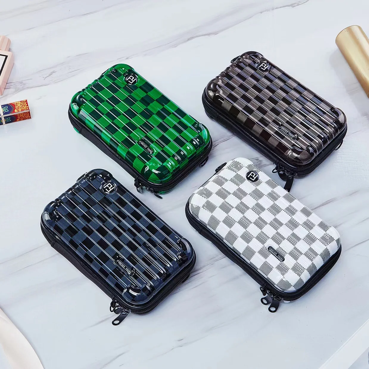 Factory Outlet Custom Box Makeup Small Luggage Bags