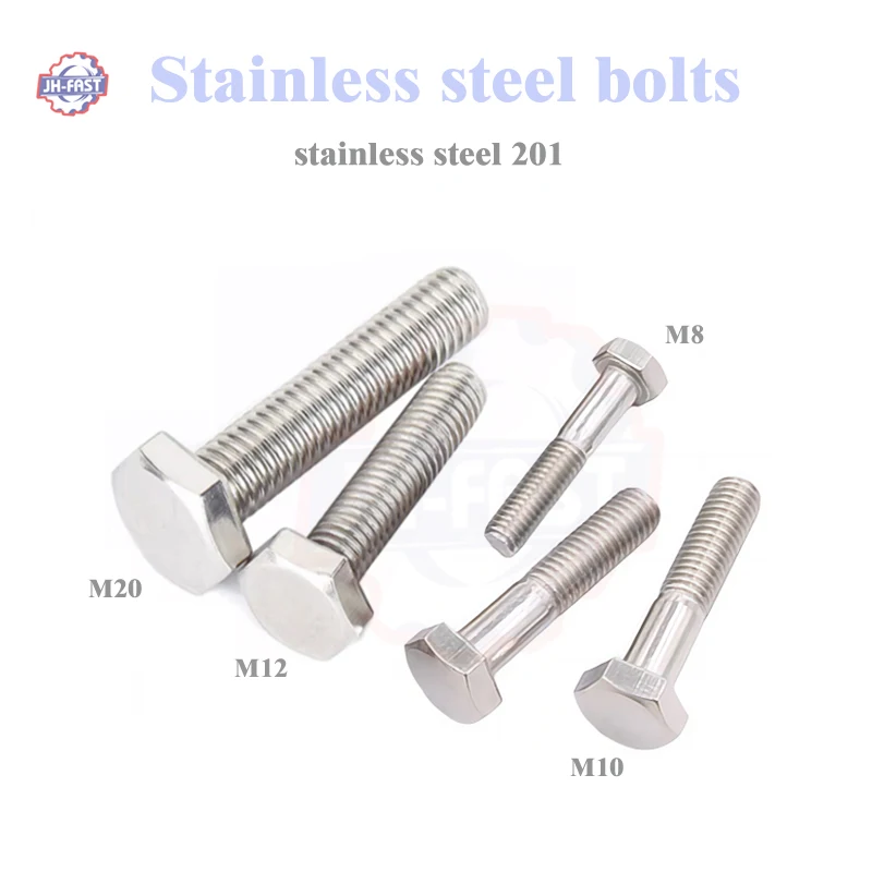 Best price Fasteners DIN933 DIN931 A2 A4 Stainless Steel 304 hex head bolts nuts