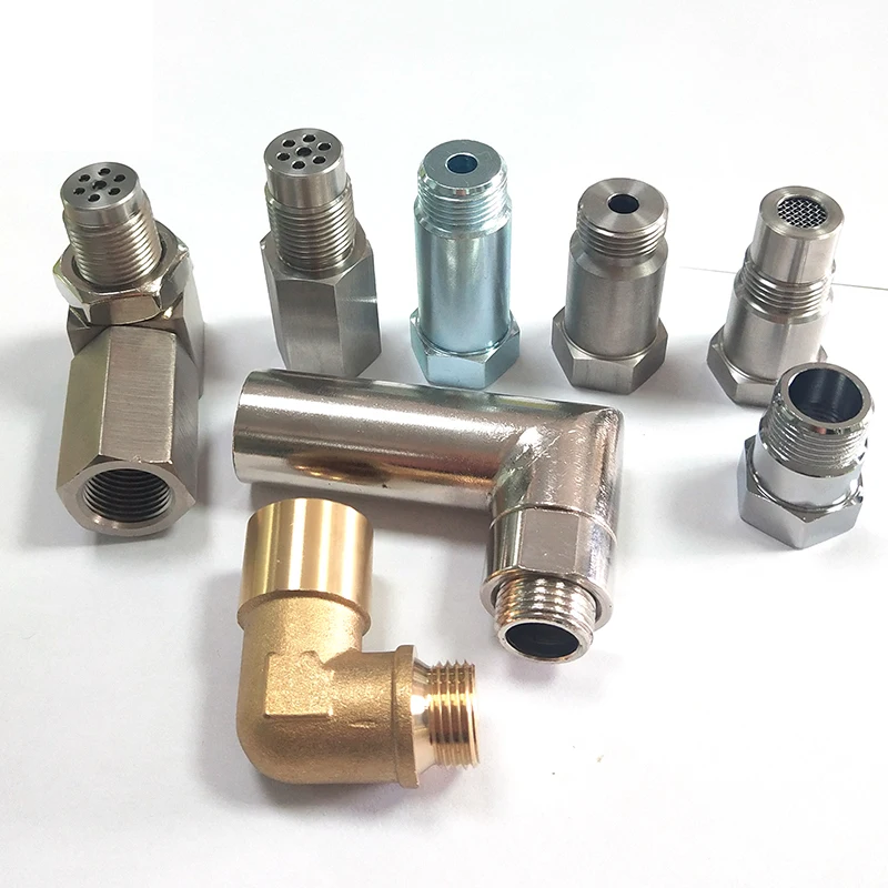 Auto sensor parts Car exhaust accessories O2 Sensor Exhaust Spacer Bung nut plug boss stepped mini catalytic adapter