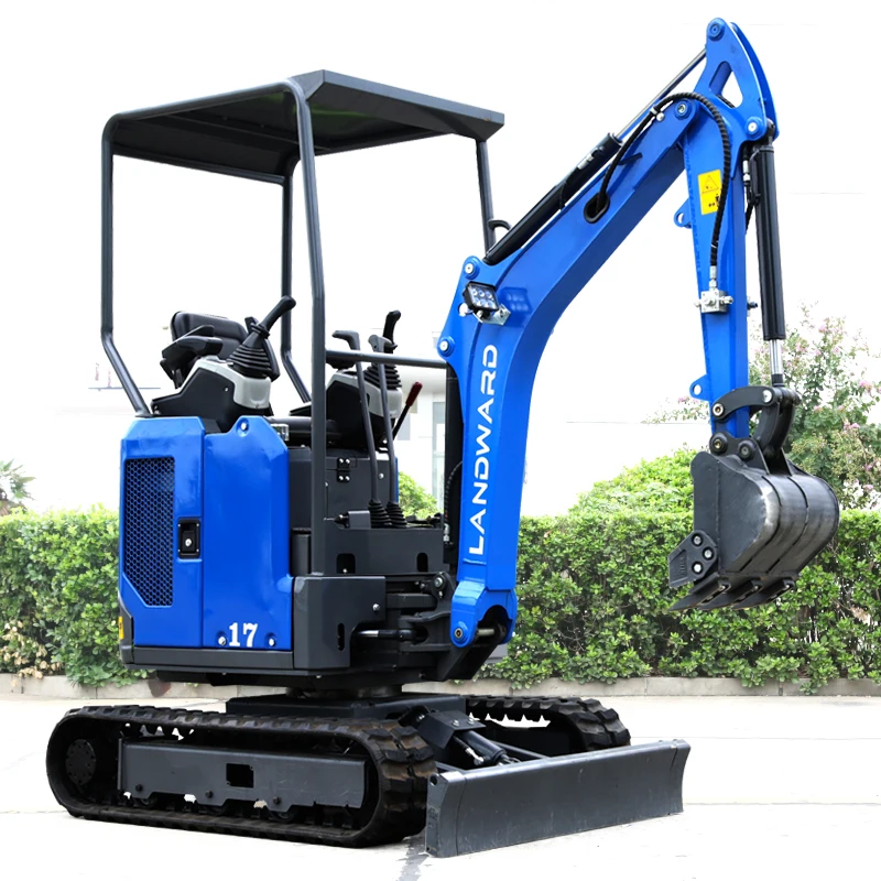 European Agriculture Imported Mini Excavator 1.7 Tons Kubota Engine Portable Precision Digging Crawler Excavator 2.2 Tons