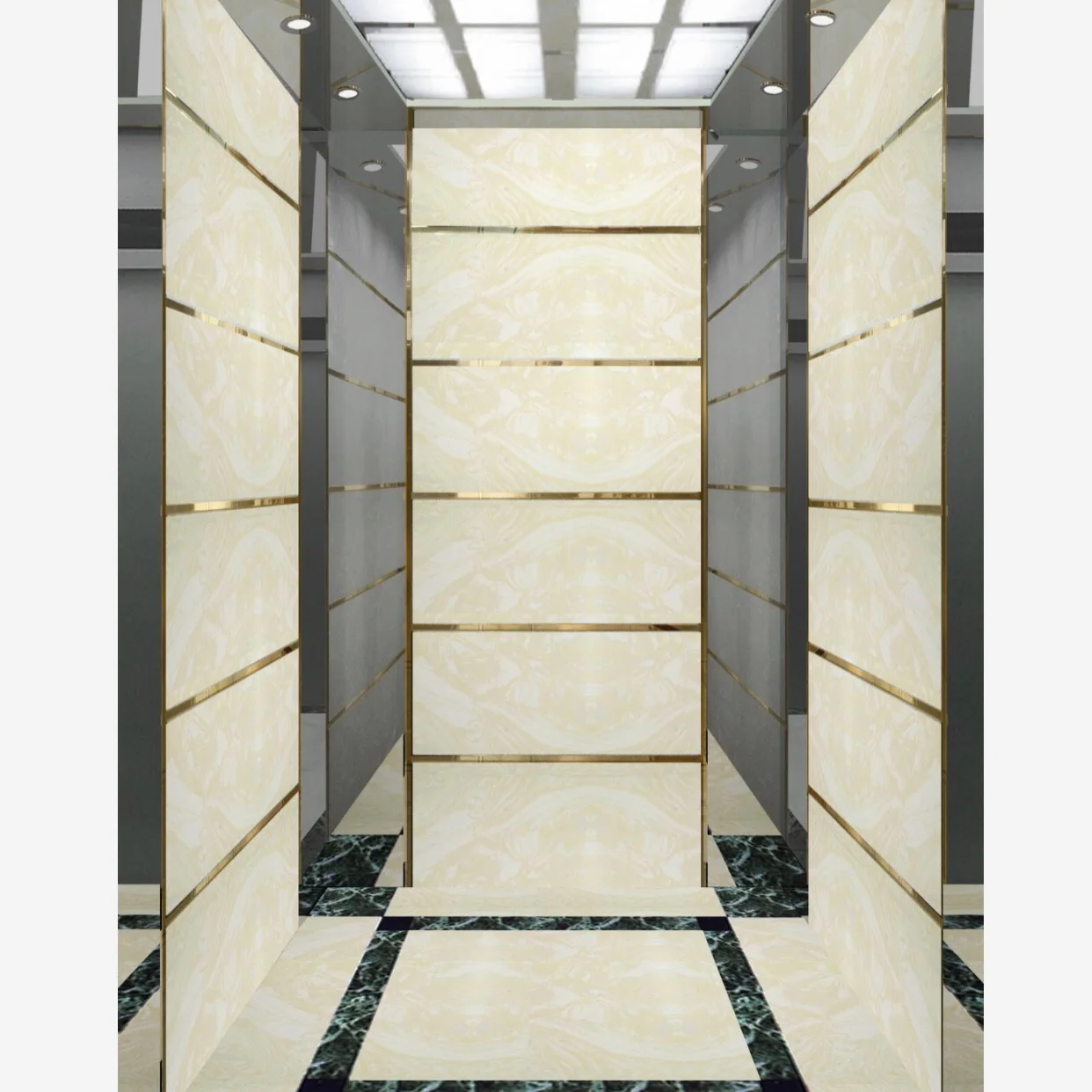 CE/EAC Certificate 10 person 800KG stainless steel construction passenger lift