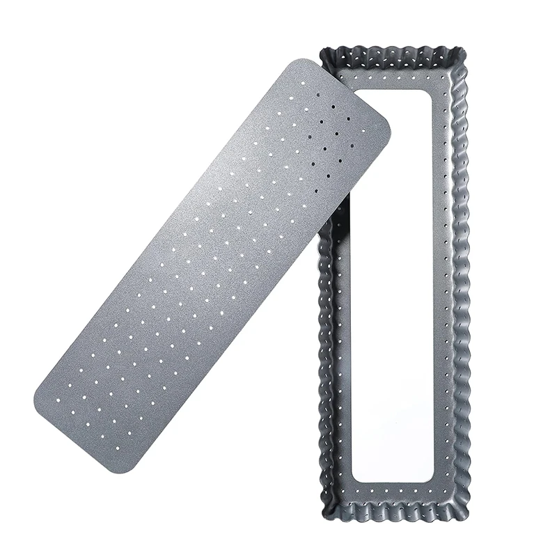 Aluminum pie pan round rectangular bread pan heavy duty mini egg tart baking tray small perforated spring form cake pan set