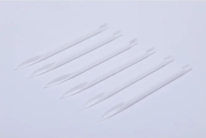 Sell custom hollow tube plastic toothpicks for oral cleaning care.