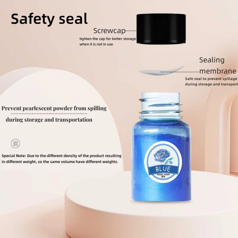 Osbang 30 colors black top 20ml/bottle natural mica pearl powder pigment dye for DIY Decoration and Epoxy Resin handmade craft