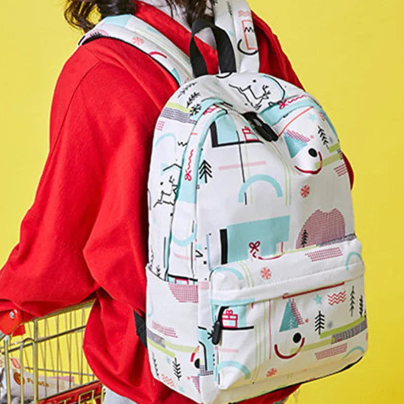 
Cheap Female Casual Digital Printing Backpacks Waterproof Backpack Korean Middle School Student Schoolbag For Girls 