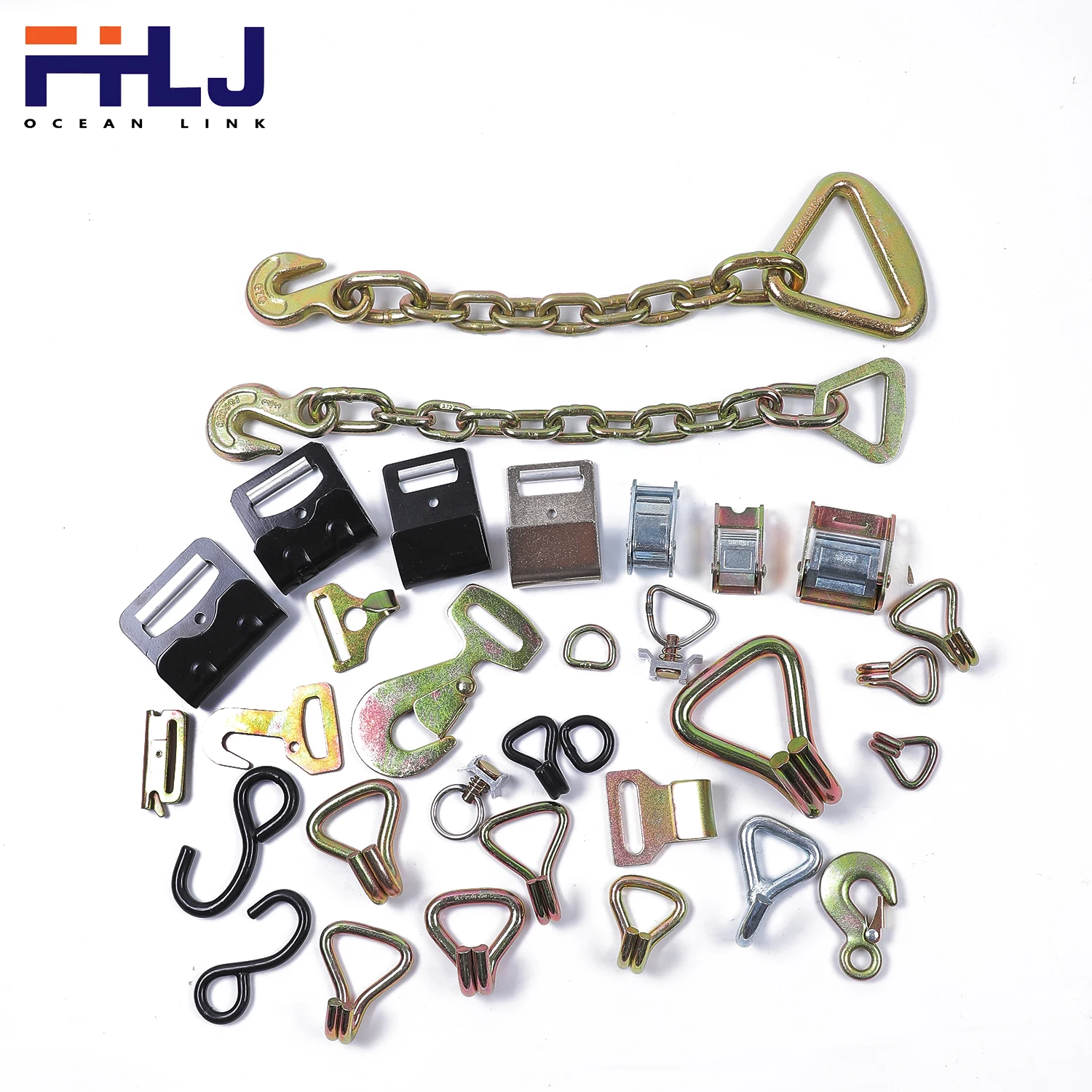 Heavy Duty G70 Truck Chain Trailer Chain with Clevis Grab Hooks Chain Hook