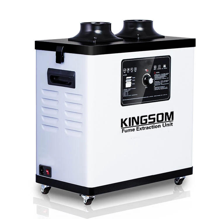 Industrial Portable Co2 Laser Cutter Smoke Extractor Filter Pm2.5 For Laser Cutting With Activated Carbon