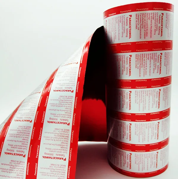 
OP/AL/HSL Lidding Foil in Pharmacy PTP in Good Barrier Property Packaging Blister Materials 