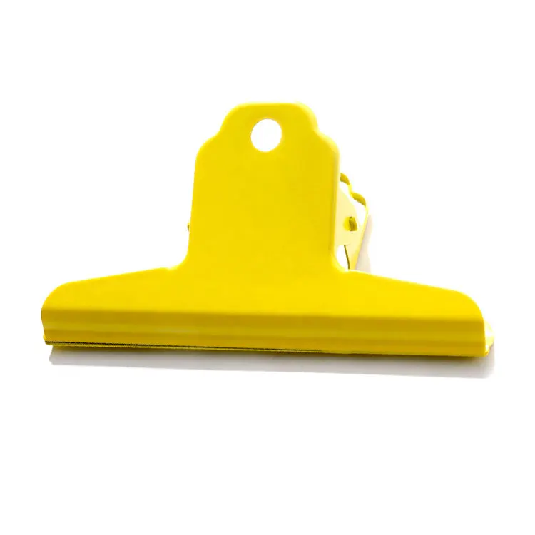 School and coffee shop use food sealing 75mm Metal Magnet Hook  Square Clips