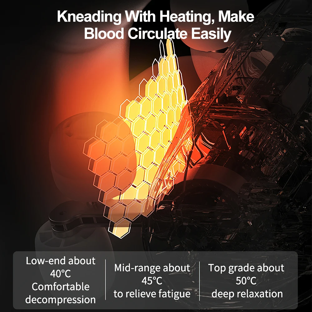 Best neck and back massager kneading heating vibration portable mini back and neck shoulder massager