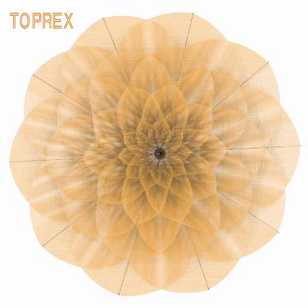 New That Bloom Like Flowers Led Open And Close Lighting Automatically Mechanical Giant Kinetic Lifting Flower For Shopping Mall