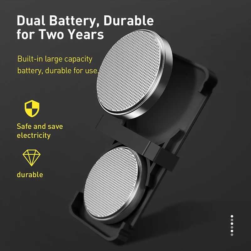 Baseus 2pcs Wireless Magnetic Signal Lamp LED Car Openning Door Warning Light Safety Anti-collision Flash Lights