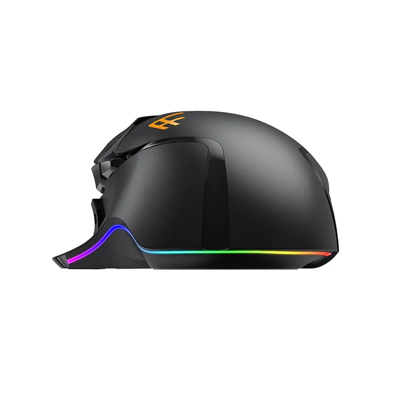 hot sale best ergonomic palm design, computer PUBG shooting game USB wired RGB backlit 10D key gaming mouse