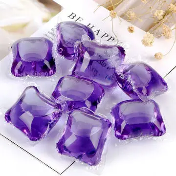 Private Label Water Soluble PVA Film Washing Softener Fragrance 3 in 1 Laundry Pods Capsules