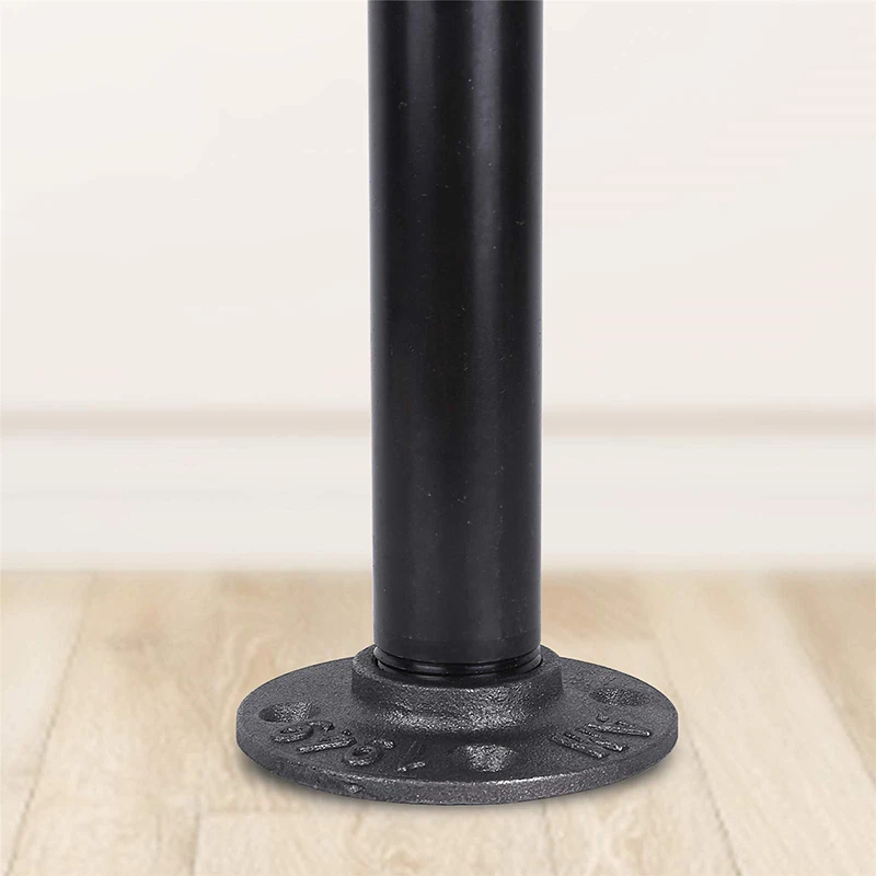 Винтажные 30-дюймовые металлические трубы из серой стали современный дизайн Промышленный Набор ножек стола для столовой/кухни железный стул Legs-VT-02.050