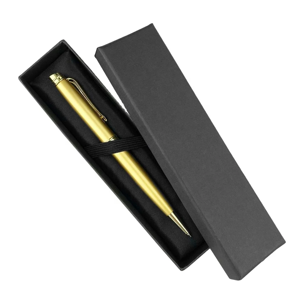 Wholesale Hot Sell Classic Velvet Single Pen Sleeve Promotional Gift Pen Presenter Pen Holder  Good for Custom Logo PKG001