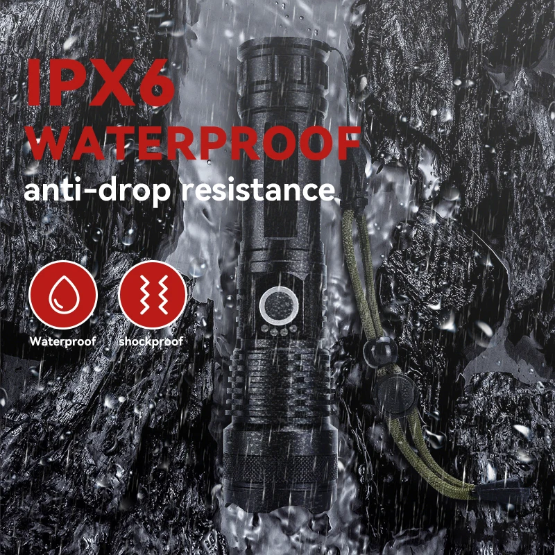 Small T6  Headlamp Flashlight 18650 Multi Tool Strobe Function Tactical Flashlight Head Torch