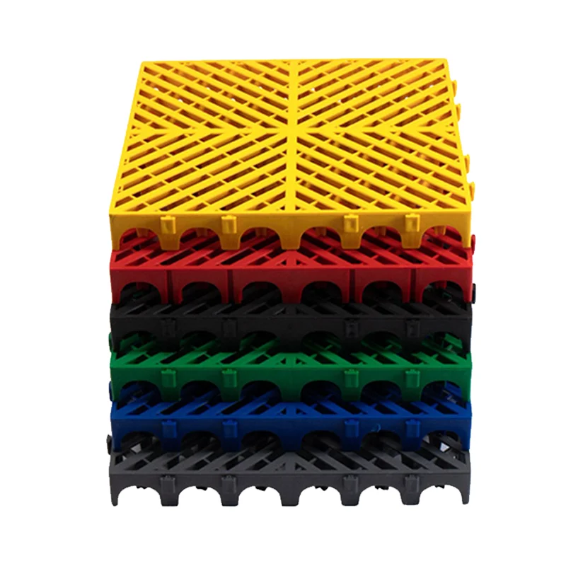 6cm Interlocking intensification Garage Floor Super load bearing Plastic Garage Flooring